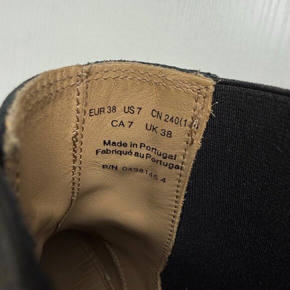 EUC & Other Stories Black Leather Chelsea Boots - Picture 8 of 11